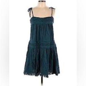 Floreat Boho Dress in Teal - XS (Anthropologie)